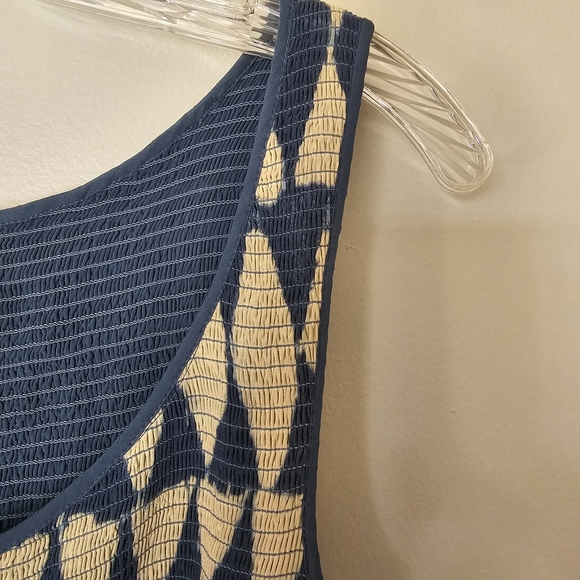 Maeve by Anthropologie Castalia Batik Midi Dress Size 4P - Picture 3 of 9